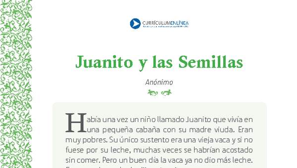 Juanito y las semillas mágicas Juanito y las semillas mágicas