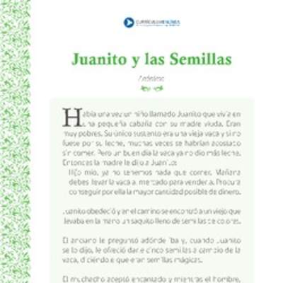 Juanito y las semillas mágicas Juanito y las semillas mágicas