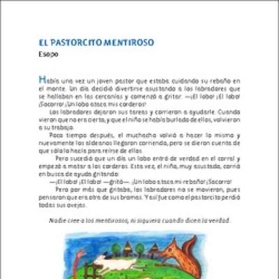 El pastorcito mentiroso El pastorcito mentiroso