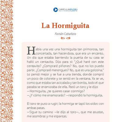 La hormiguita La hormiguita