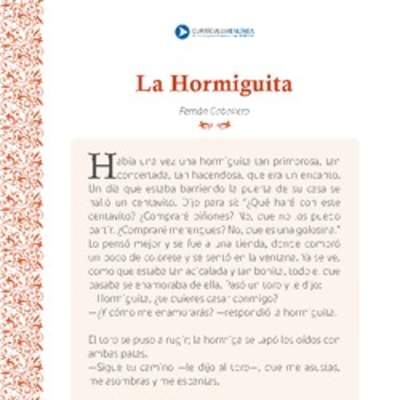 La hormiguita La hormiguita
