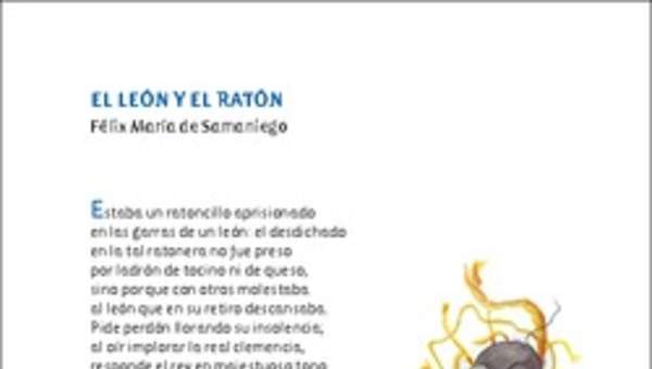 El león y el ratón El león y el ratón