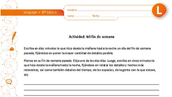 Mi fin de semana Mi fin de semana