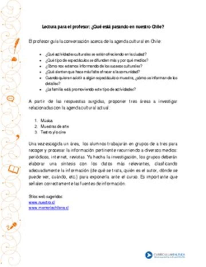 Qué está pasando en nuestro Chile Qué está pasando en nuestro Chile