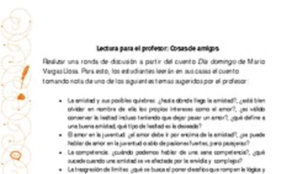 Cosas de amigos Cosas de amigos