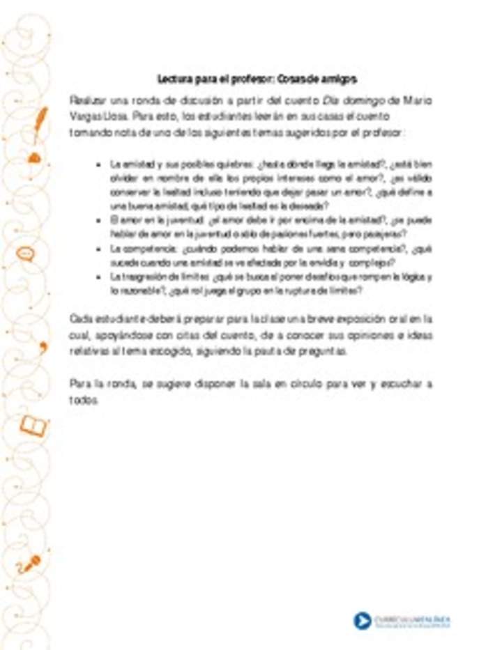 Cosas de amigos Cosas de amigos