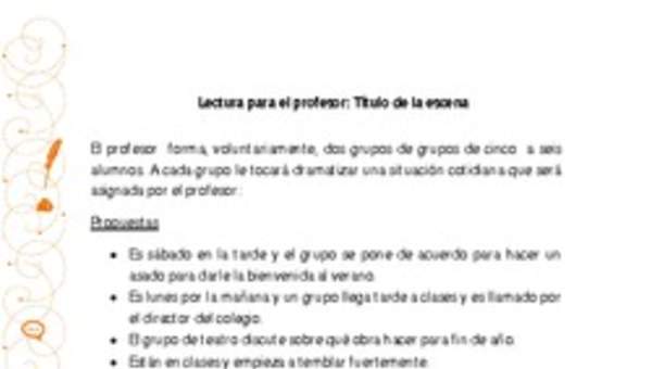 Título de la escena Título de la escena