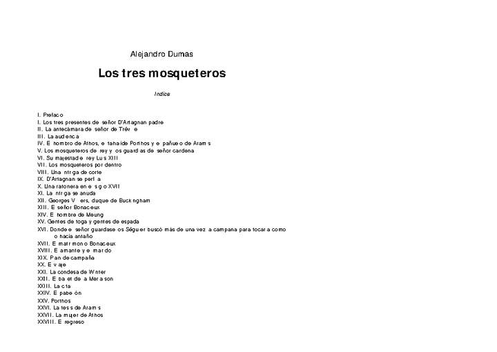 Los tres mosqueteros