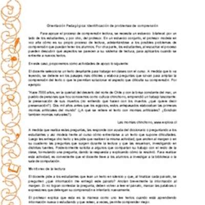 Identificación de problemas de comprensión Identificación de problemas de comprensión