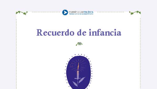 Recuerdo de infancia Recuerdo de infancia