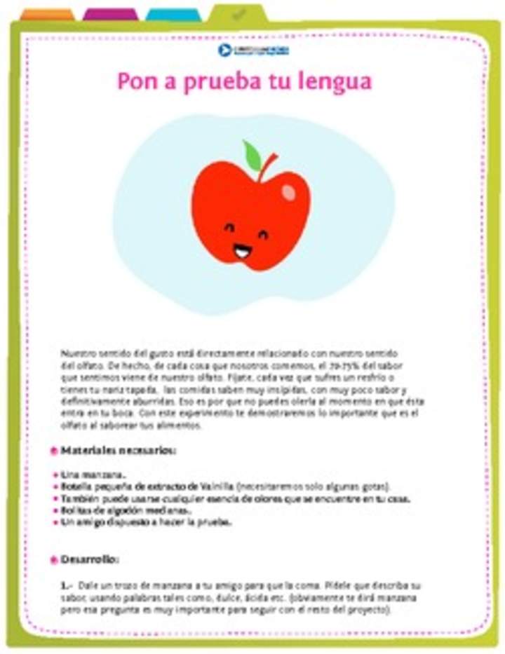 Pon a prueba tu lengua Pon a prueba tu lengua