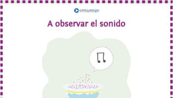 A observar el sonido A observar el sonido