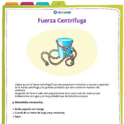 Fuerza centrífuga Fuerza centrífuga