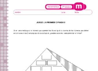 Juego: la pirámide cifrada 9 Juego: la pirámide cifrada 9