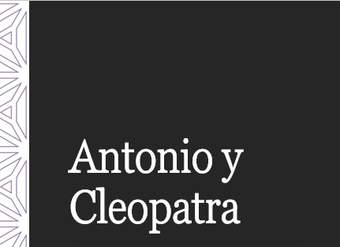 Antonio y Cleopatra