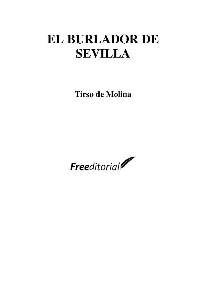 El burlador de Sevilla