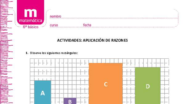 Aplicación de razones Aplicación de razones