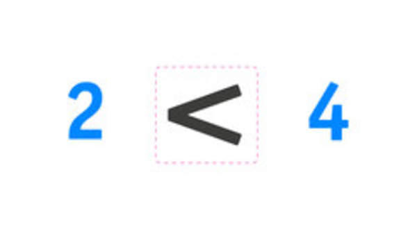 Símbolo menor que Símbolo menor que