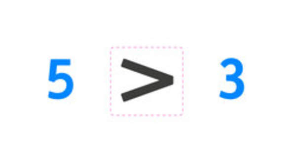 Símbolo mayor que Símbolo mayor que