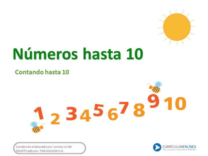 Contar hasta 10 Contar hasta 10