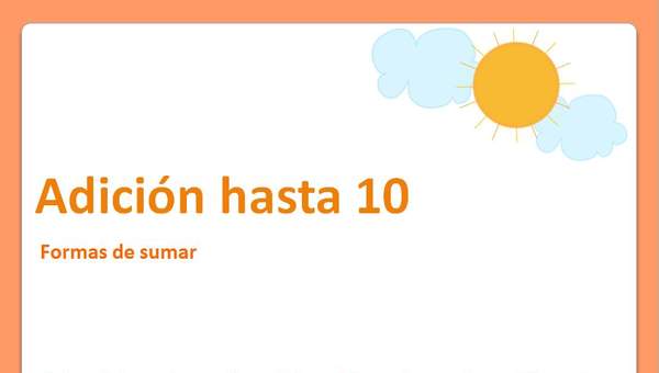 Adición hasta el 10