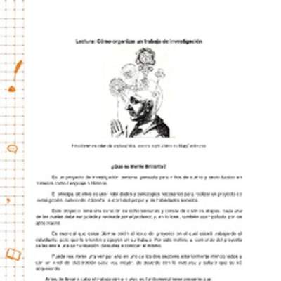 Cómo organizar un proyecto de investigación Cómo organizar un proyecto de investigación
