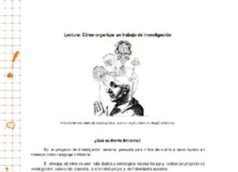 Cómo organizar un proyecto de investigación Cómo organizar un proyecto de investigación