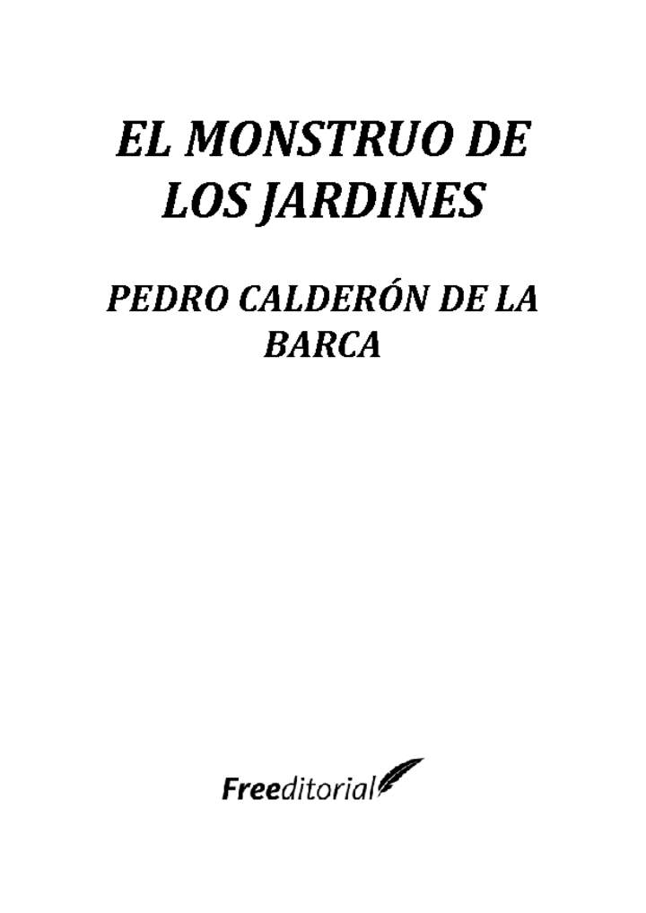 El monstruo de los jardines