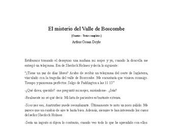 El misterio del valle Boscombe