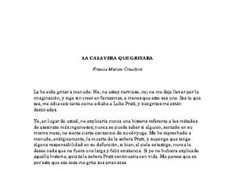 La calavera que gritaba