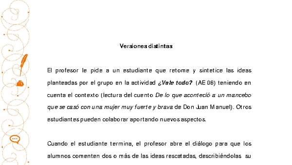 Orientación pedagógica: Versiones distintas Orientación pedagógica: Versiones distintas