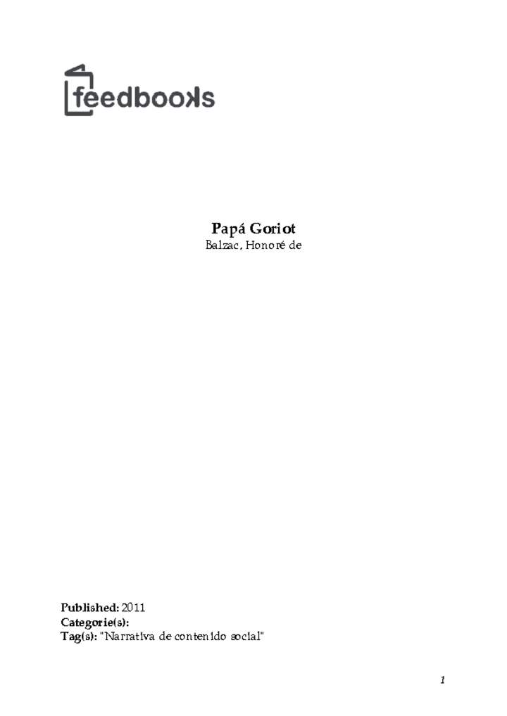 Papá Goriot