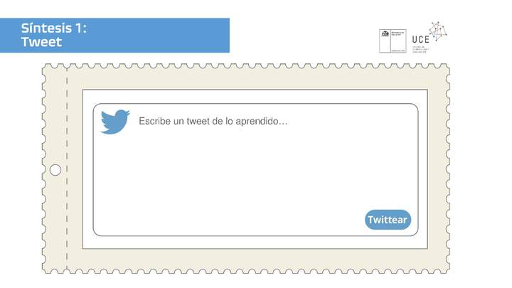 Síntesis 1: Tweet Síntesis 1: Tweet