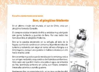 Comprensión secuencia El Pingüino Comprensión secuencia El Pingüino