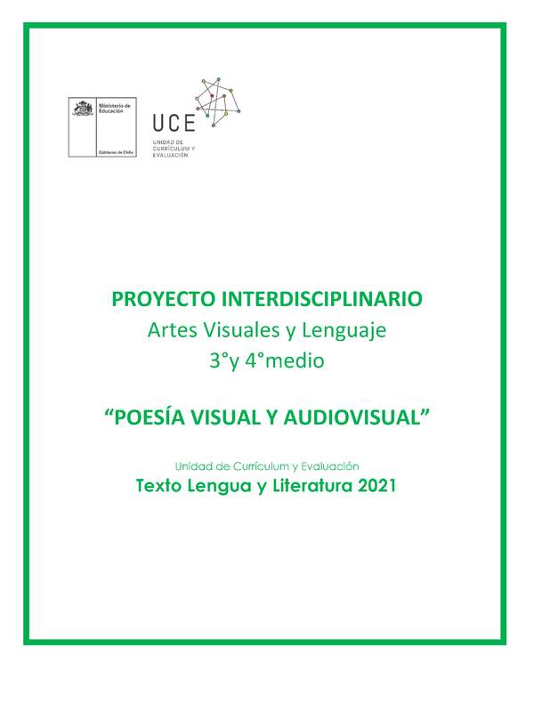 Proyecto interdisciplinario: Poesía visual y audiovisual