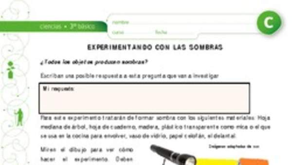 Experimentando con sombras Experimentando con sombras