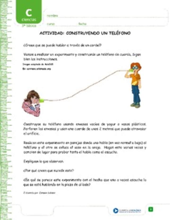 Teléfono de cuerda Teléfono de cuerda