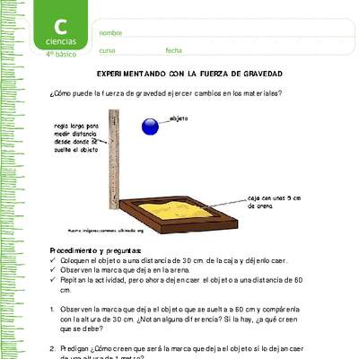 Efecto gravedad sobre objetos Efecto gravedad sobre objetos