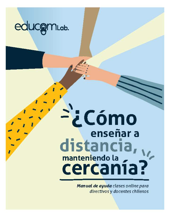 ¿Cómo enseñar a distancia, manteniendo la cercanía?