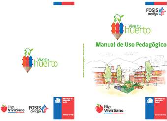 Manual de uso pedagógico - Vive tu huerto