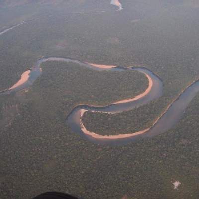 Fotografía aérea del río Orinoco Fotografía aérea del río Orinoco