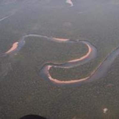 Fotografía aérea del río Orinoco Fotografía aérea del río Orinoco