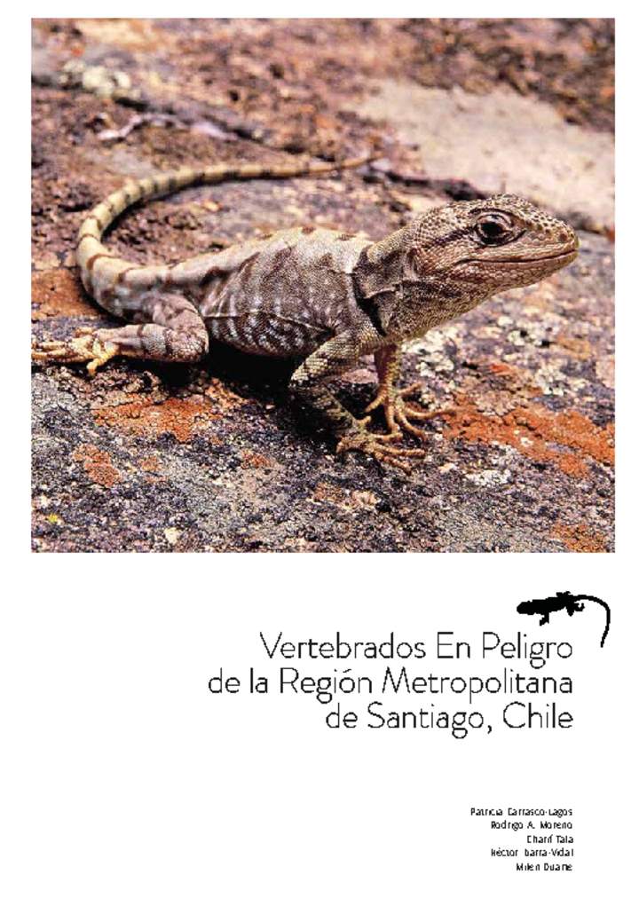 Vertebrados en peligro de la Región Metropolitana de Santiago, Chile