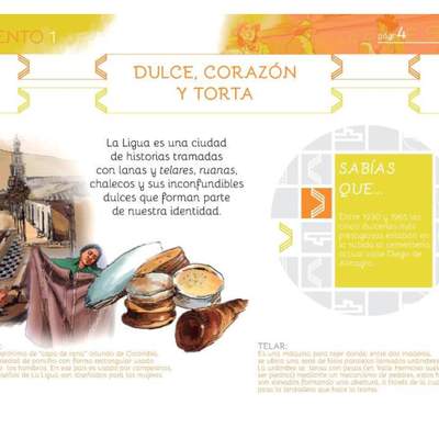 Dulce, corazón y torta