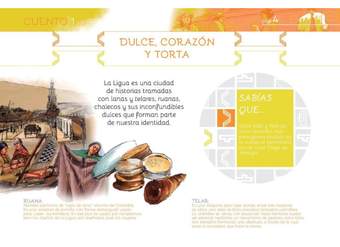 Dulce, corazón y torta