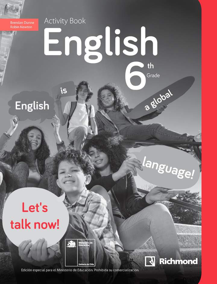 Inglés 6° Básico, Activity Book - Fragmento de muestra Inglés 6° Básico, Activity Book - Fragmento de muestra