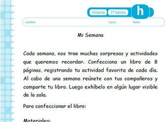 Los días de mi semana Los días de mi semana