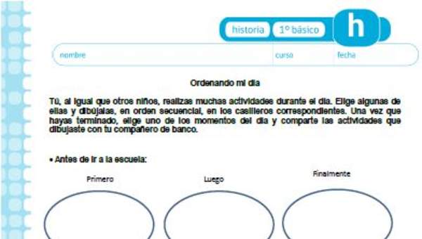 Ordenando mi día Ordenando mi día