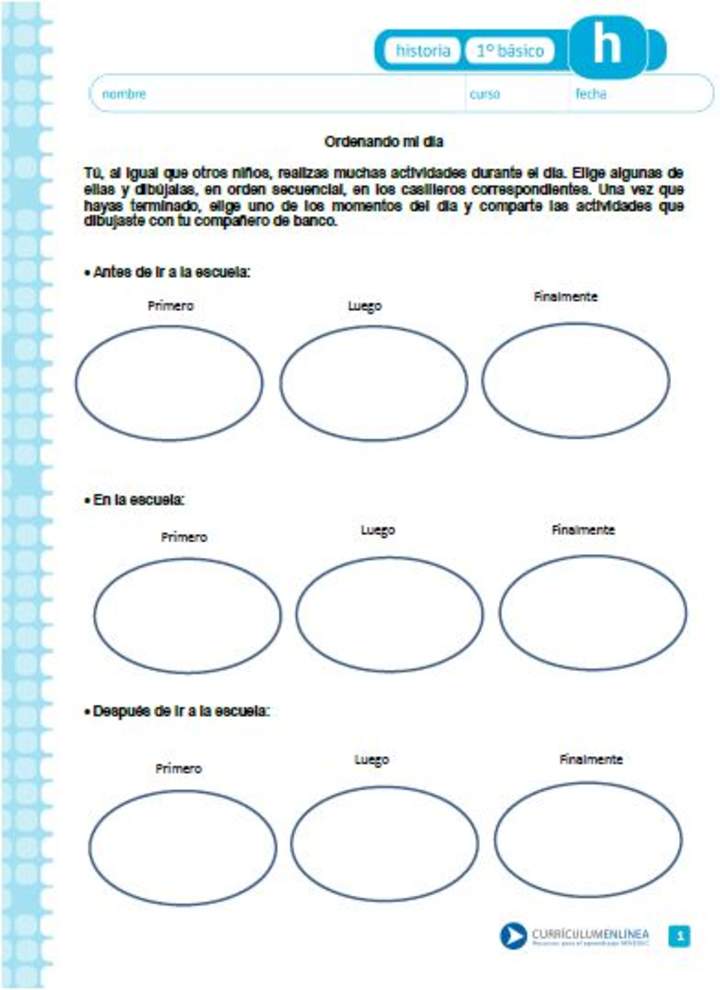 Ordenando mi día Ordenando mi día