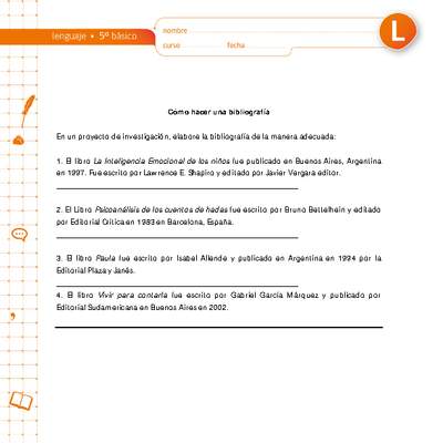 Cómo hacer una bibliografía Cómo hacer una bibliografía